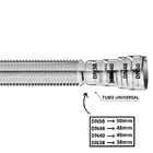 Sifão Sanfonado Com Copo 49cm Cromado | Astra | Kit C/ 2 Un